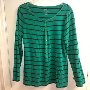 Long sleeve striped shirt